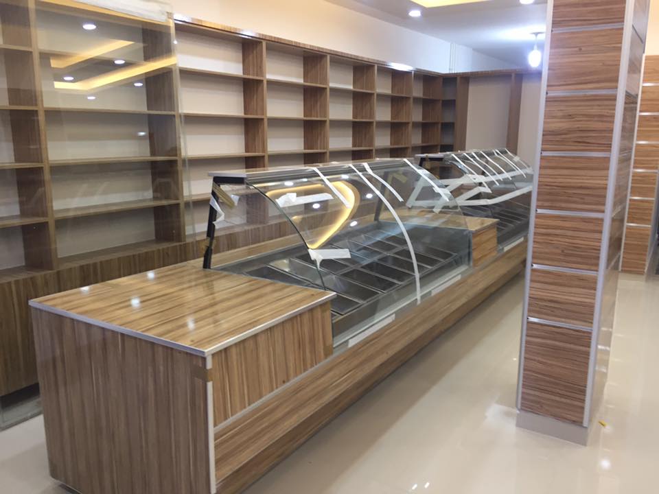 Complete Nuts Shop Supplies Showcase and Shelves